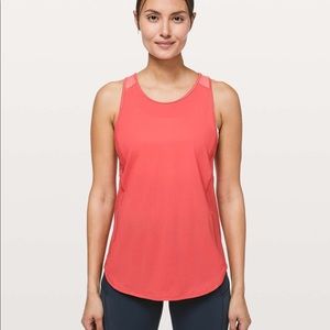 Lululemon Sculpt Tank II poppy coral